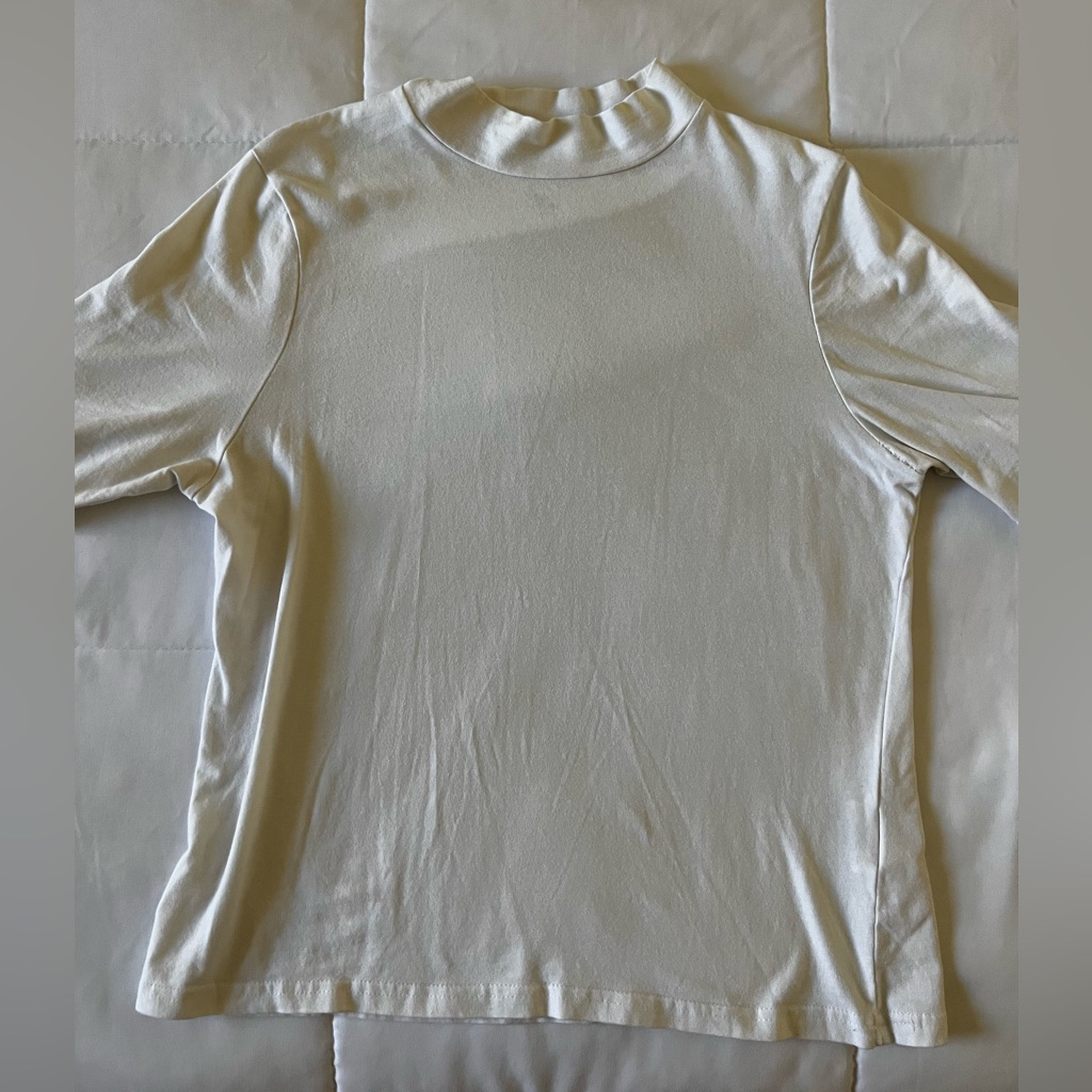 Basic White Turtle Neck